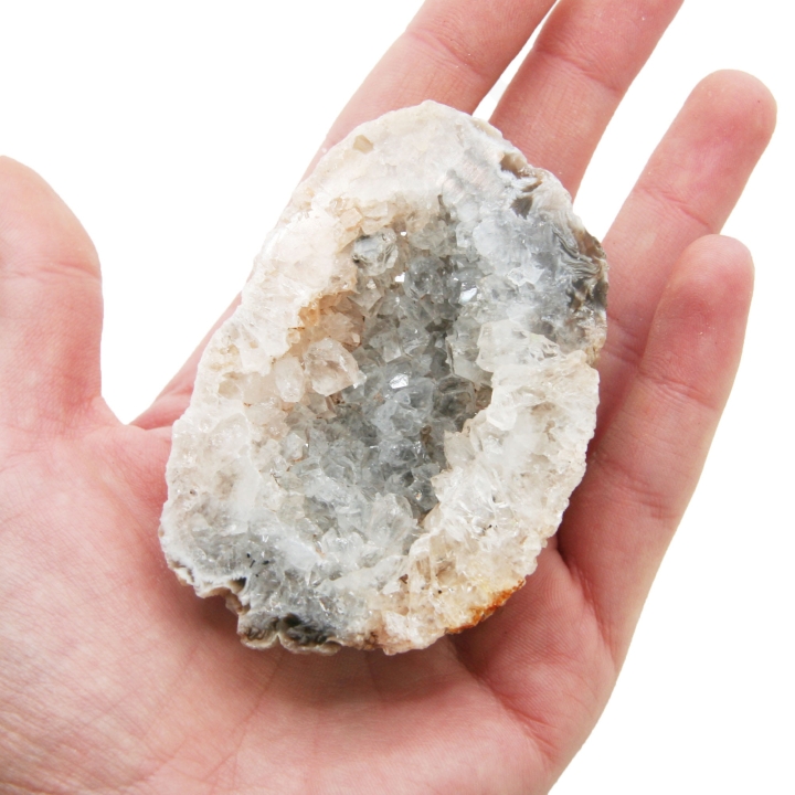 Agat geoda – naturalna formacja minerału z widoczną strukturą
