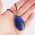 Lapis lazuli łezka – naszyjnik z minerałem w oprawie